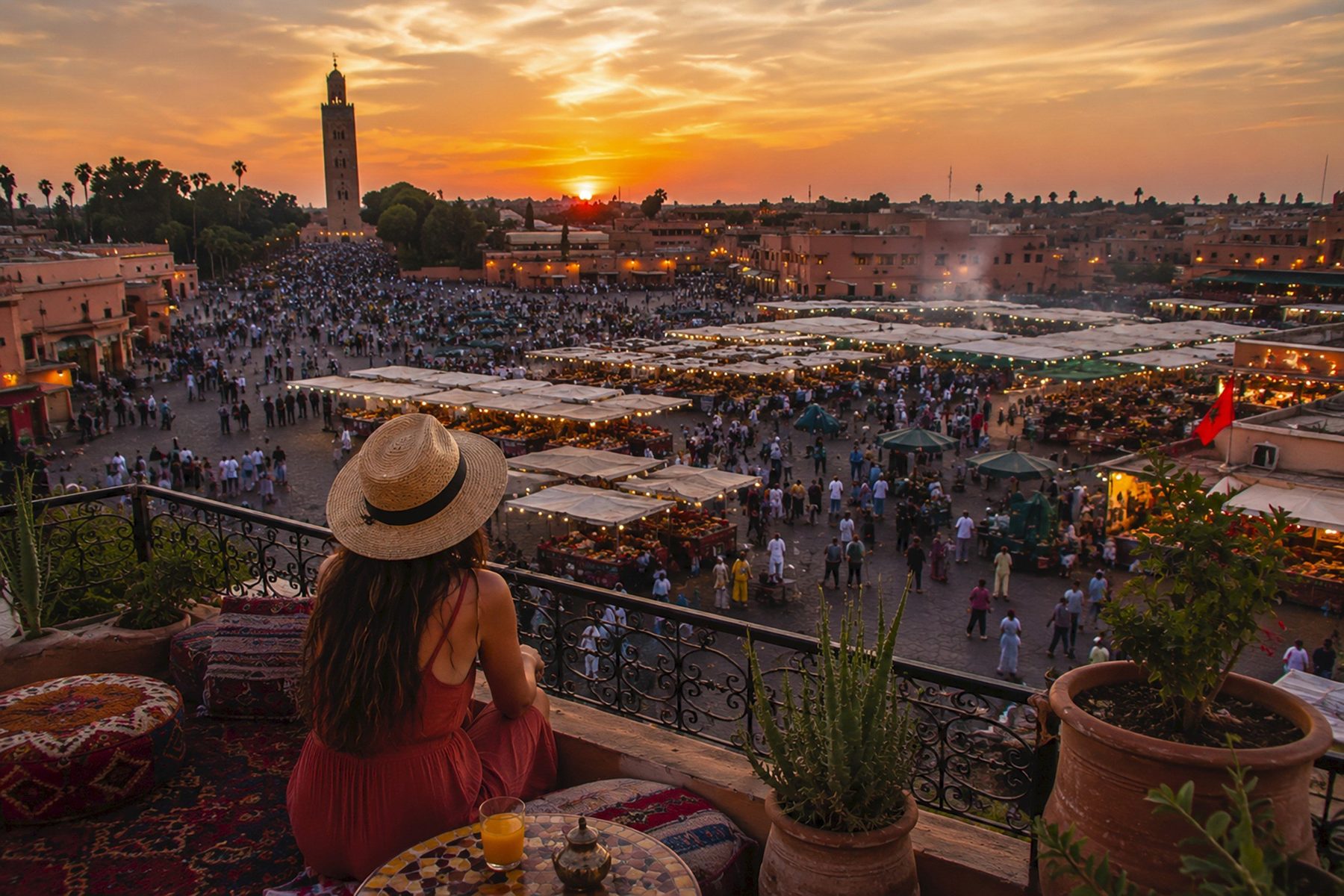 Scorcio del Grande Sud del Marocco